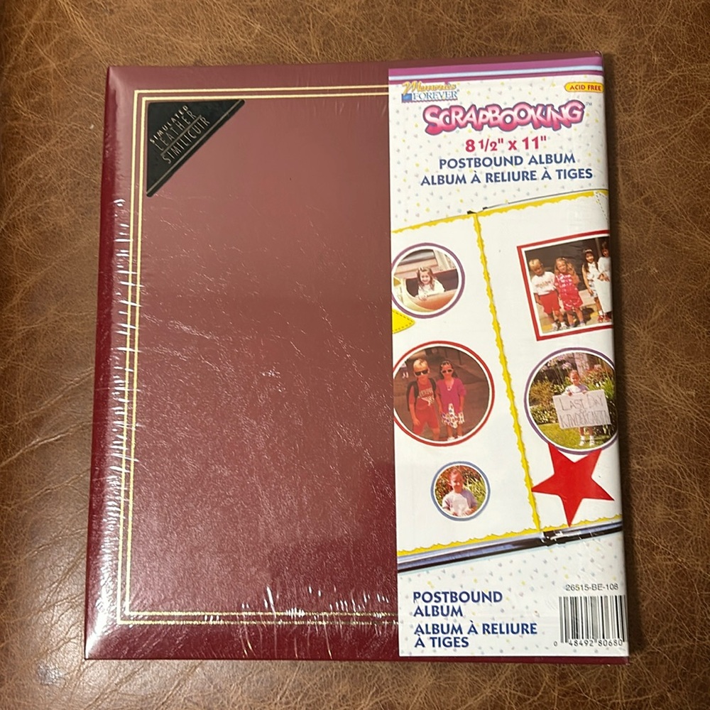 Vgt. Westrim Crafts Memory Forever 8.5”X11” Scrapbooking Album-Simulated Leather